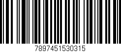 Código de barras (EAN, GTIN, SKU, ISBN): '7897451530315'