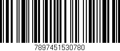 Código de barras (EAN, GTIN, SKU, ISBN): '7897451530780'