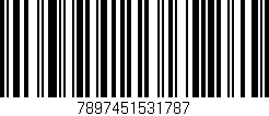 Código de barras (EAN, GTIN, SKU, ISBN): '7897451531787'