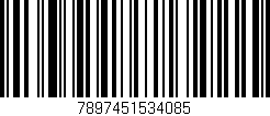 Código de barras (EAN, GTIN, SKU, ISBN): '7897451534085'