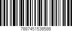 Código de barras (EAN, GTIN, SKU, ISBN): '7897451538588'