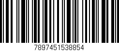 Código de barras (EAN, GTIN, SKU, ISBN): '7897451538854'