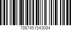 Código de barras (EAN, GTIN, SKU, ISBN): '7897451543094'