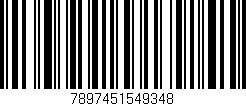 Código de barras (EAN, GTIN, SKU, ISBN): '7897451549348'