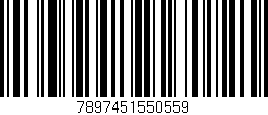 Código de barras (EAN, GTIN, SKU, ISBN): '7897451550559'