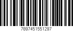 Código de barras (EAN, GTIN, SKU, ISBN): '7897451551297'