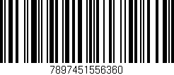 Código de barras (EAN, GTIN, SKU, ISBN): '7897451556360'