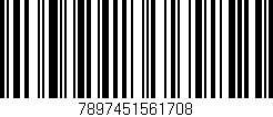 Código de barras (EAN, GTIN, SKU, ISBN): '7897451561708'