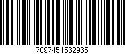 Código de barras (EAN, GTIN, SKU, ISBN): '7897451562965'