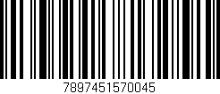 Código de barras (EAN, GTIN, SKU, ISBN): '7897451570045'