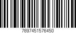 Código de barras (EAN, GTIN, SKU, ISBN): '7897451576450'