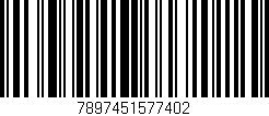 Código de barras (EAN, GTIN, SKU, ISBN): '7897451577402'