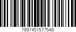 Código de barras (EAN, GTIN, SKU, ISBN): '7897451577549'