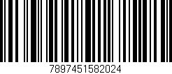 Código de barras (EAN, GTIN, SKU, ISBN): '7897451582024'