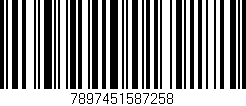 Código de barras (EAN, GTIN, SKU, ISBN): '7897451587258'
