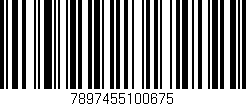 Código de barras (EAN, GTIN, SKU, ISBN): '7897455100675'