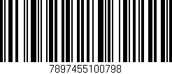 Código de barras (EAN, GTIN, SKU, ISBN): '7897455100798'