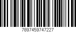 Código de barras (EAN, GTIN, SKU, ISBN): '7897459747227'