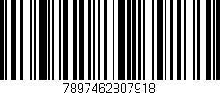 Código de barras (EAN, GTIN, SKU, ISBN): '7897462807918'