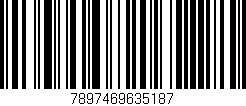 Código de barras (EAN, GTIN, SKU, ISBN): '7897469635187'