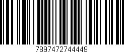 Código de barras (EAN, GTIN, SKU, ISBN): '7897472744449'