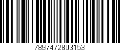 Código de barras (EAN, GTIN, SKU, ISBN): '7897472803153'