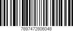 Código de barras (EAN, GTIN, SKU, ISBN): '7897472806048'