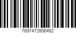 Código de barras (EAN, GTIN, SKU, ISBN): '7897472806482'