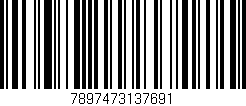 Código de barras (EAN, GTIN, SKU, ISBN): '7897473137691'