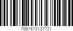 Código de barras (EAN, GTIN, SKU, ISBN): '7897473137721'