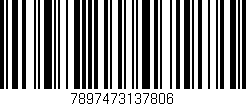 Código de barras (EAN, GTIN, SKU, ISBN): '7897473137806'