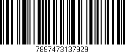 Código de barras (EAN, GTIN, SKU, ISBN): '7897473137929'