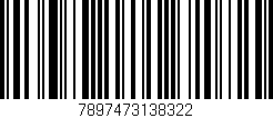 Código de barras (EAN, GTIN, SKU, ISBN): '7897473138322'