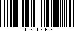Código de barras (EAN, GTIN, SKU, ISBN): '7897473169647'
