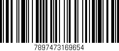 Código de barras (EAN, GTIN, SKU, ISBN): '7897473169654'