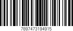 Código de barras (EAN, GTIN, SKU, ISBN): '7897473194915'