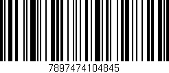 Código de barras (EAN, GTIN, SKU, ISBN): '7897474104845'