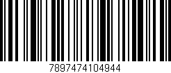 Código de barras (EAN, GTIN, SKU, ISBN): '7897474104944'