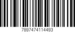 Código de barras (EAN, GTIN, SKU, ISBN): '7897474114493'