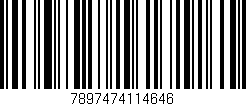 Código de barras (EAN, GTIN, SKU, ISBN): '7897474114646'