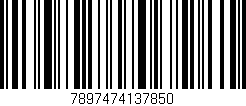 Código de barras (EAN, GTIN, SKU, ISBN): '7897474137850'