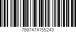 Código de barras (EAN, GTIN, SKU, ISBN): '7897474155243'