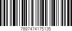 Código de barras (EAN, GTIN, SKU, ISBN): '7897474175135'