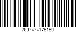 Código de barras (EAN, GTIN, SKU, ISBN): '7897474175159'