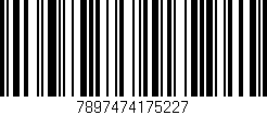 Código de barras (EAN, GTIN, SKU, ISBN): '7897474175227'