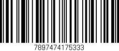 Código de barras (EAN, GTIN, SKU, ISBN): '7897474175333'