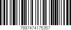 Código de barras (EAN, GTIN, SKU, ISBN): '7897474175357'