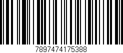 Código de barras (EAN, GTIN, SKU, ISBN): '7897474175388'