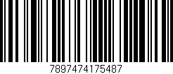 Código de barras (EAN, GTIN, SKU, ISBN): '7897474175487'