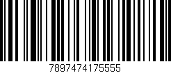 Código de barras (EAN, GTIN, SKU, ISBN): '7897474175555'